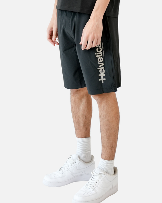 Helvetica Quintana Shorts - Black