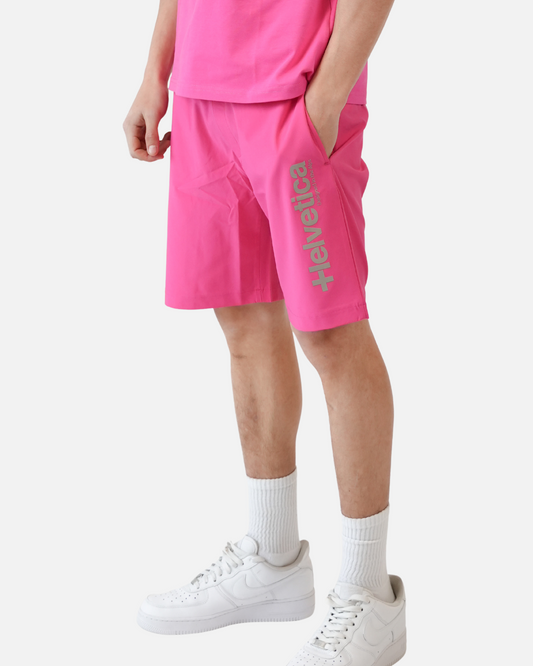 Helvetica Quintana Shorts - Pink