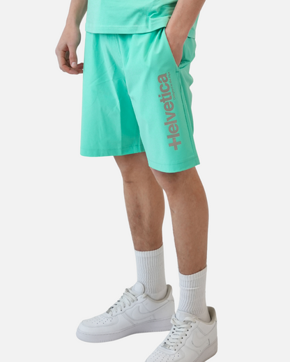 Helvetica Quintana Shorts - Green