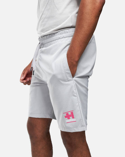 Helvetica Williams Shorts - Gray