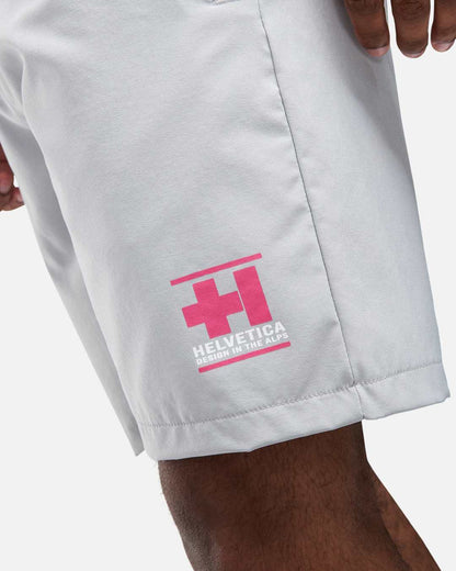 Helvetica Williams Shorts - Gray