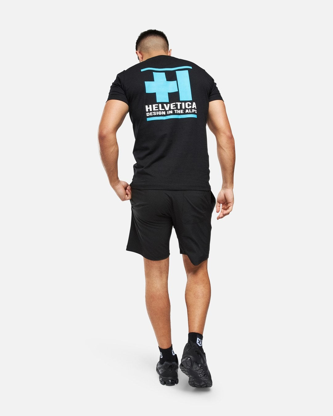 Helvetica Williams Shorts - Black