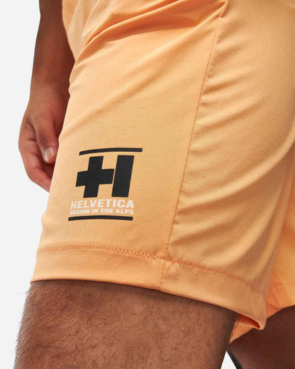 Helvetica Williams Shorts - Orange