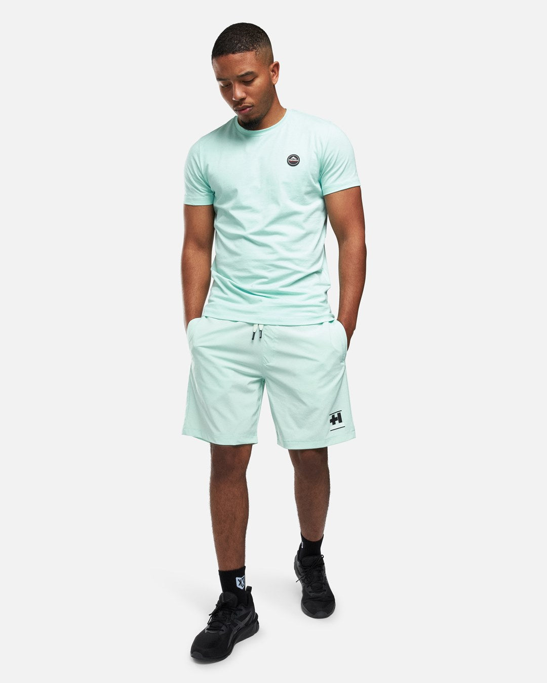 Helvetica Williams Shorts - Green