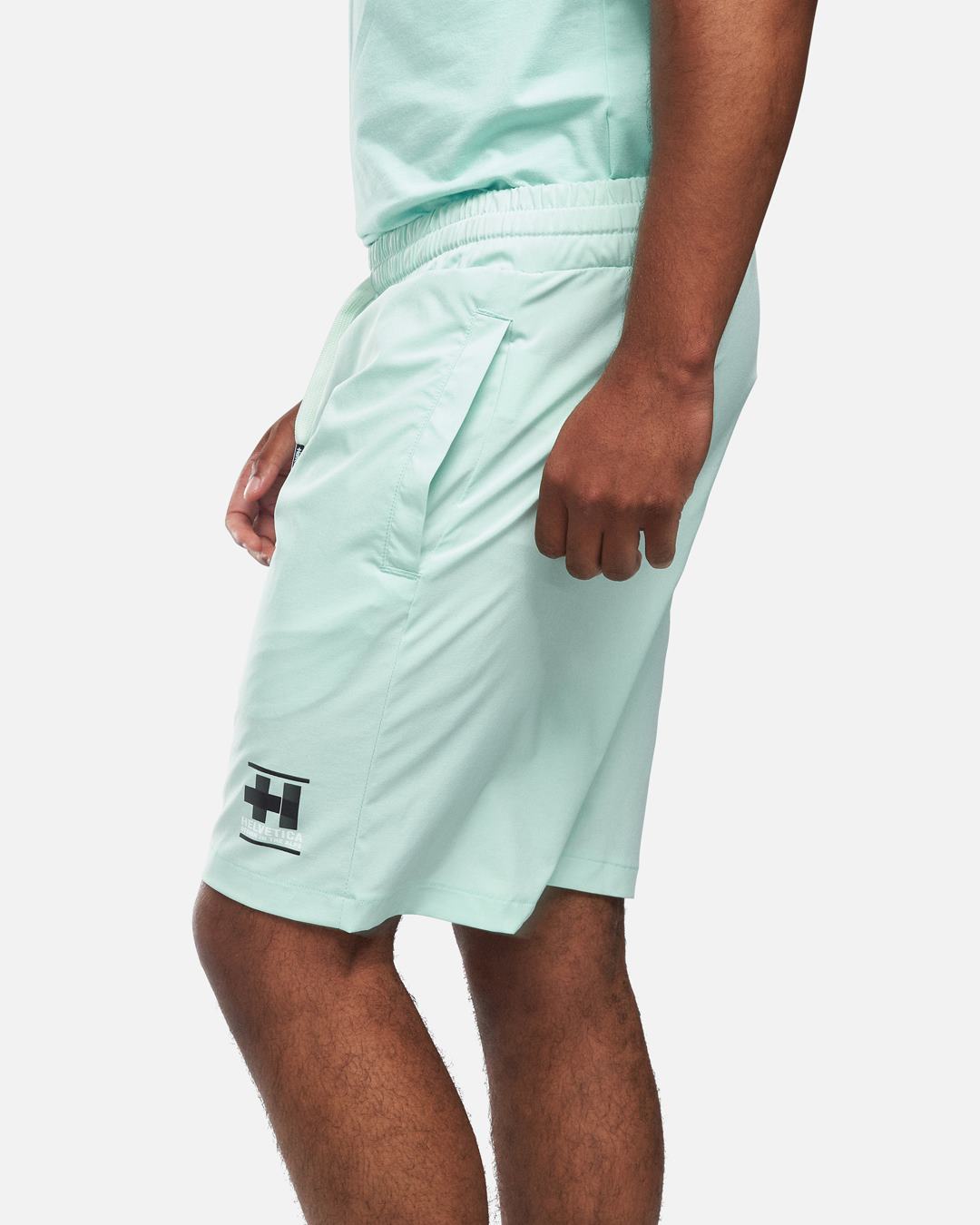 Helvetica Williams Shorts - Green