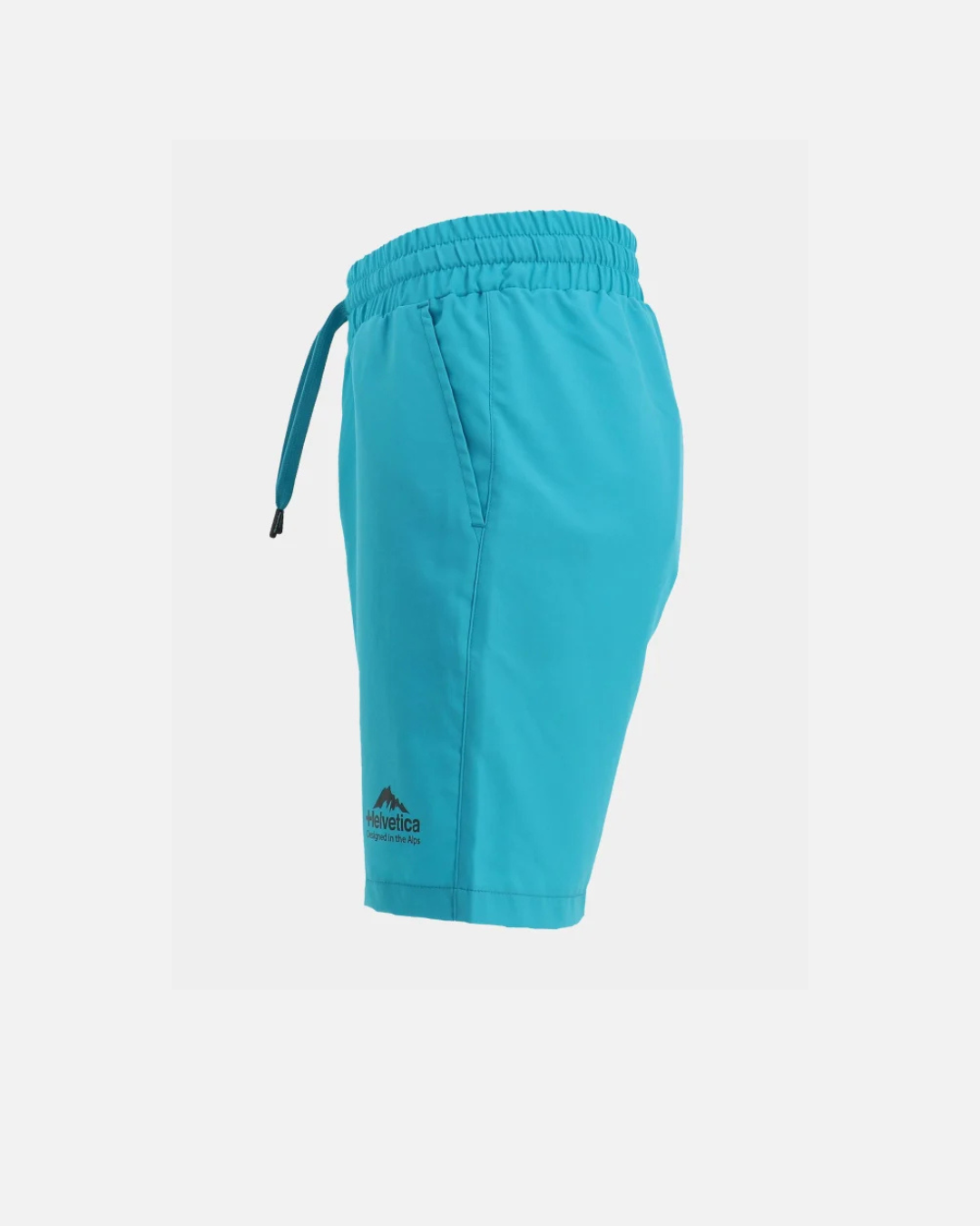 Helvetica Yucatan Shorts - Turquoise blue