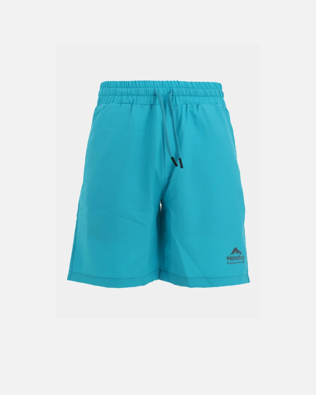 Helvetica Yucatan Shorts - Turquoise blue