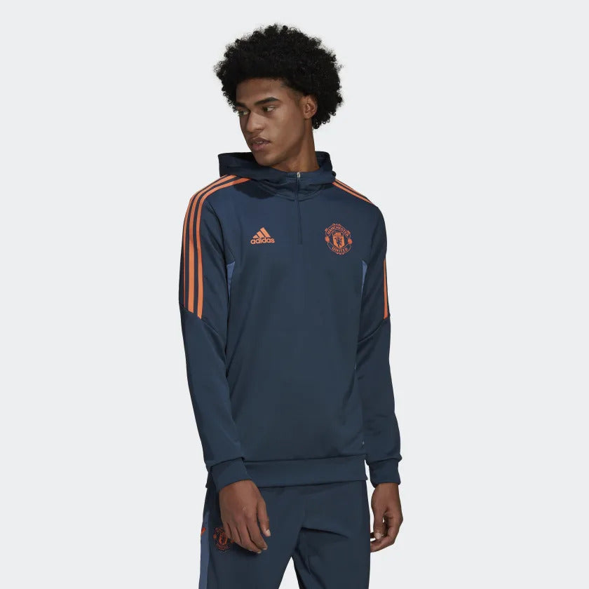 Manchester United Condivo Hoodie - Blue/Orange