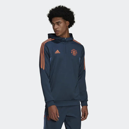 Manchester United Condivo Hoodie - Blue/Orange