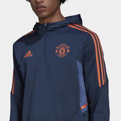 Manchester United Condivo Hoodie - Blue/Orange