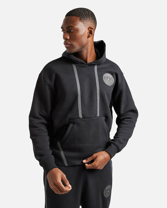 PSG Fleece Hoodie - Black/Grey/Orange