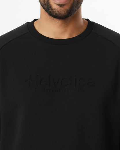 Helvetica Polar Sweatshirt - Black
