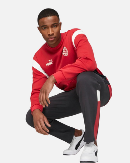 AC Milan Archive Sweatshirt - Red/White