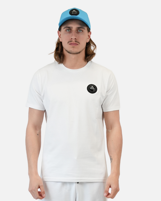 T-shirt Helvetica Ajaccio - Blanc