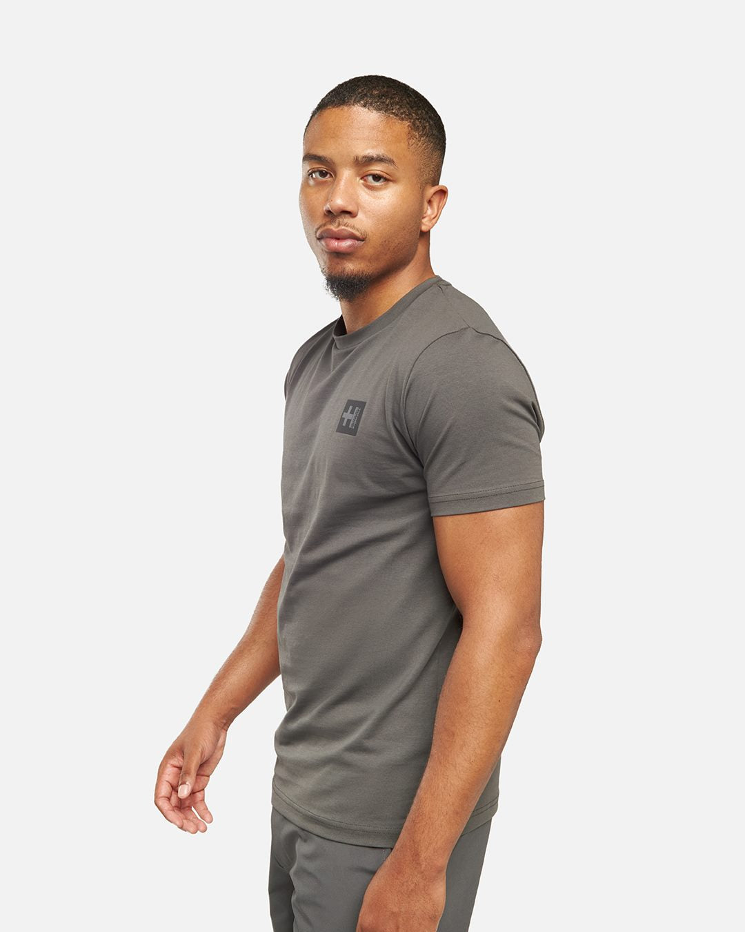 T-shirt Helvetica Foster - Gris