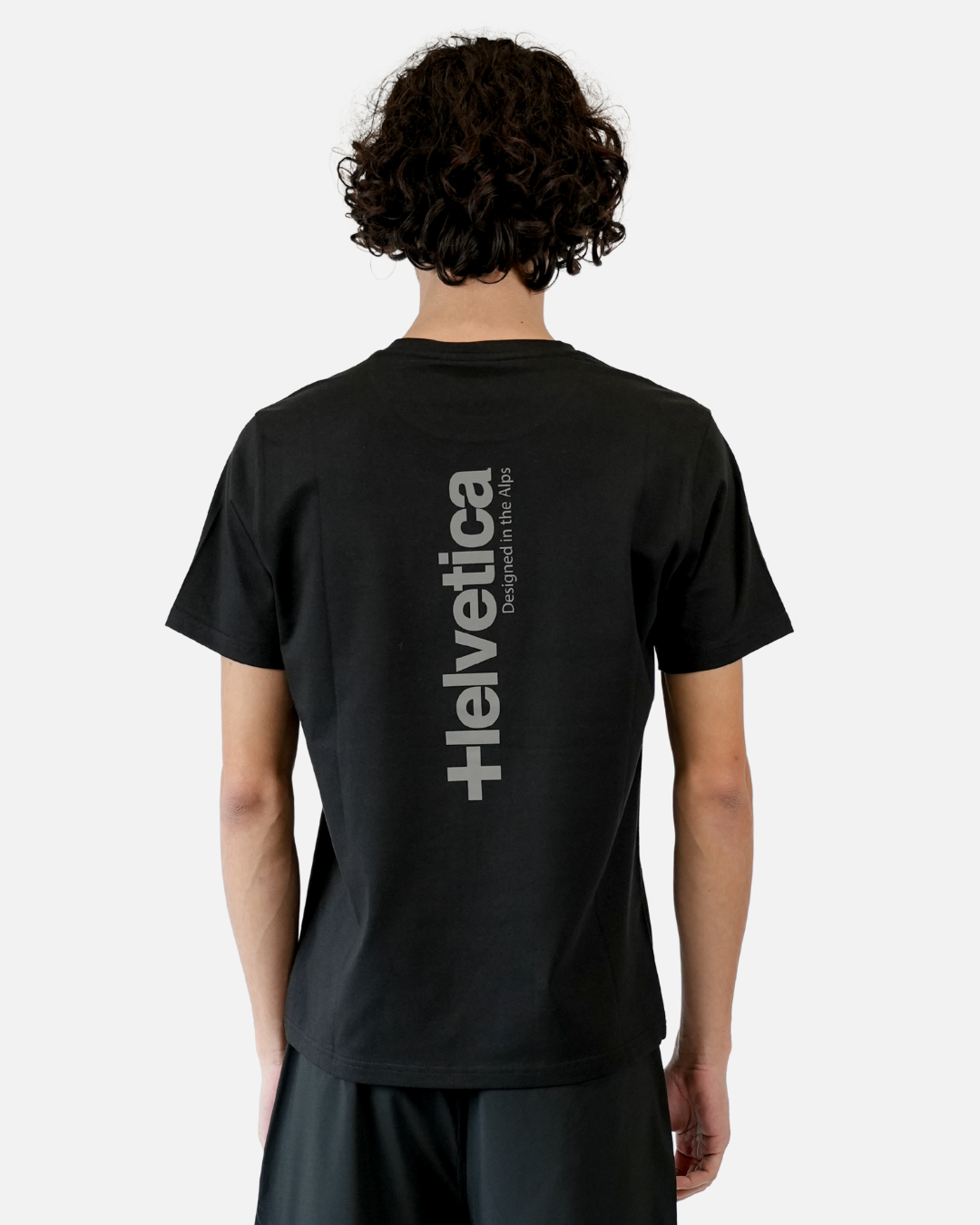 T-shirt Helvetica Quintana - Noir