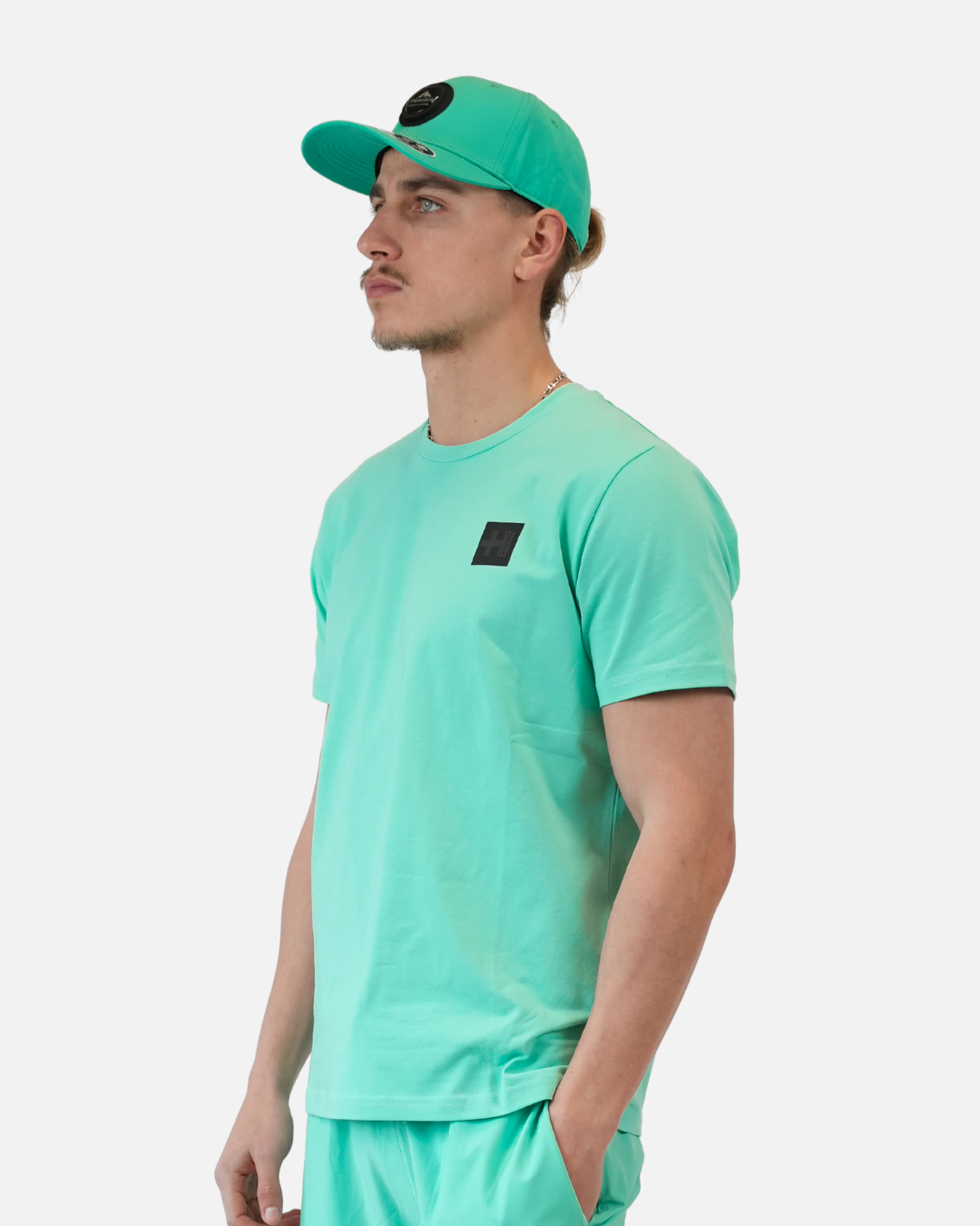 T-shirt Helvetica Quintana - Vert