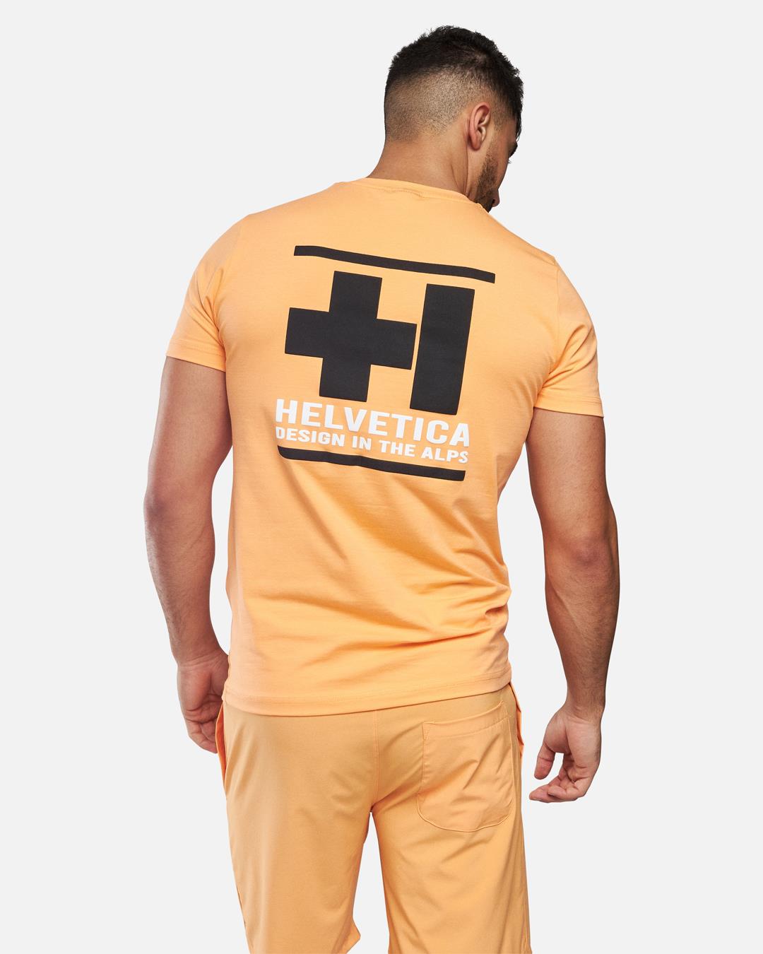 Helvetica Williams T-shirt - Orange