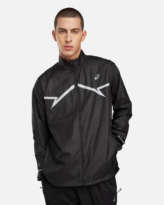 Asics Running Lite-Show Windproof Jacket - Black