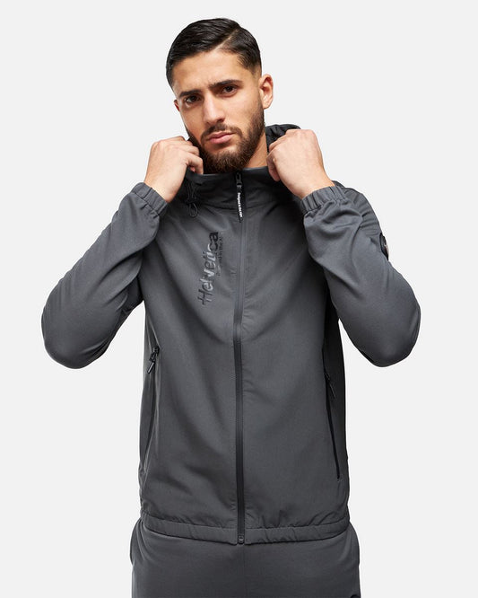 Helvetica Beta Hooded Jacket - Grey