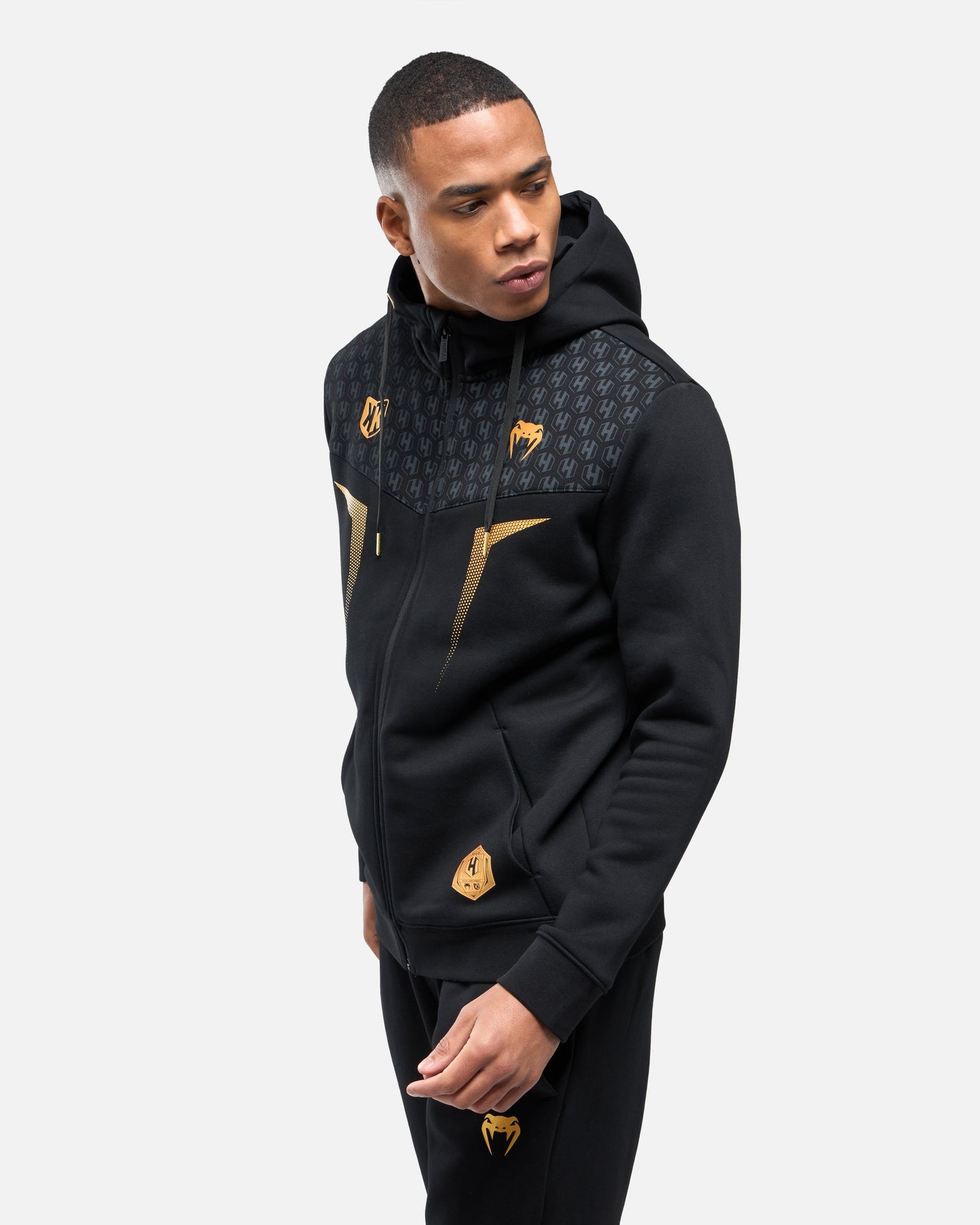 Veste à capuche FK x Venum Hexagone MMA - Noir/Doré