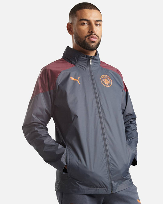Manchester City Windbreaker Jacket - Grey