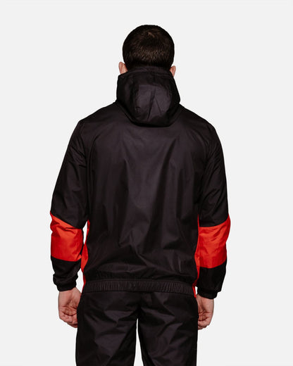 Veste de survêtement Milan AC - Noir/Rouge