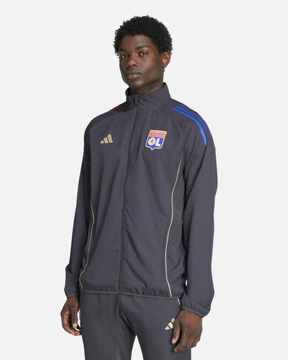 Veste de survêtement OL 2025/2026 - Gris