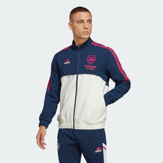 Arsenal Track Jacket - White/Blue/Pink