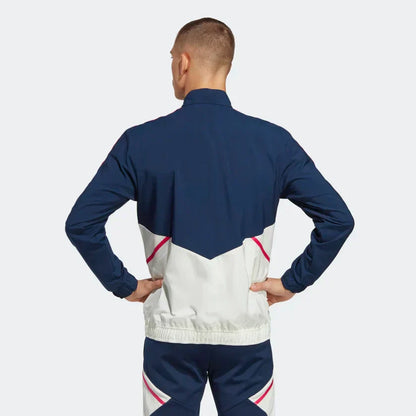 Arsenal Track Jacket - White/Blue/Pink