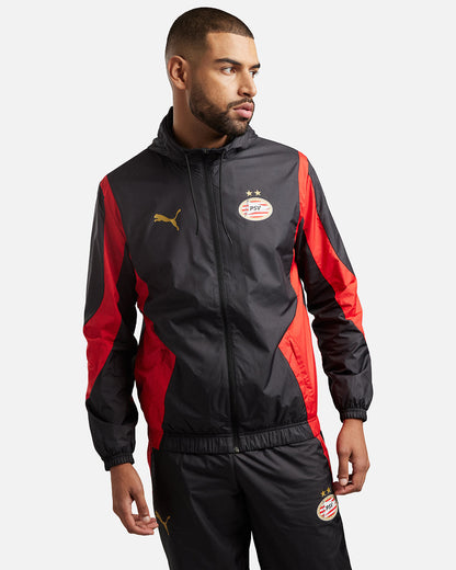 Veste de survêtement PSV Eindhoven - Noir/Rouge