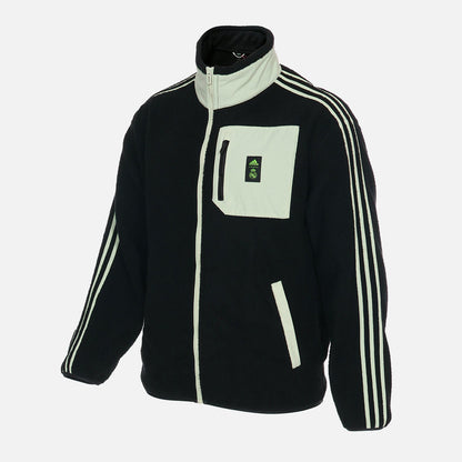 Real Madrid Training Jacket - Black/Beige/Green 
