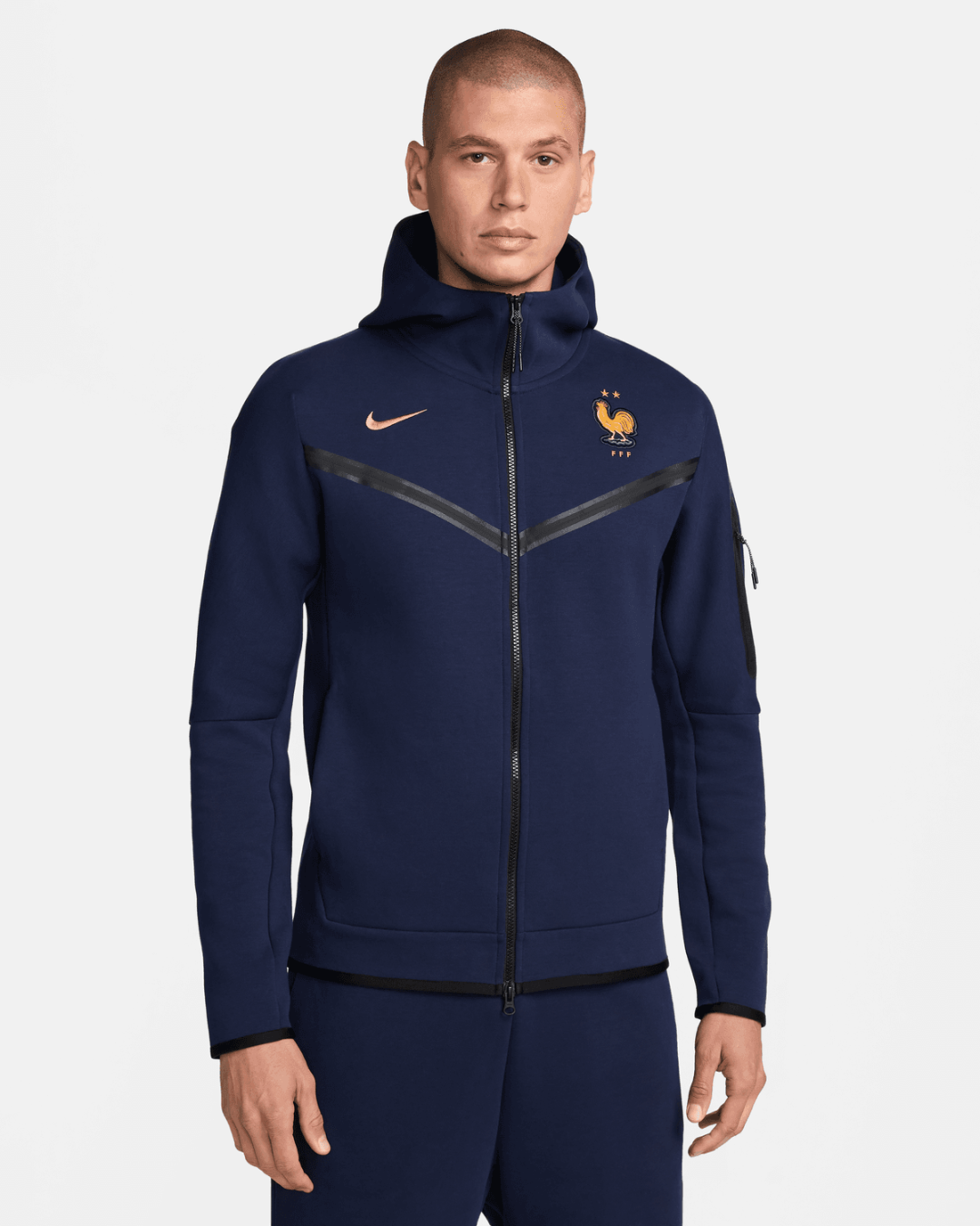 French Team Tech Fleece Jacket - Blue/Gold