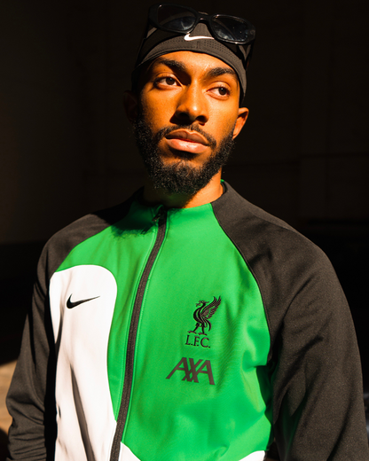 Liverpool FC Academy Pro Jacket - Black/Green/White