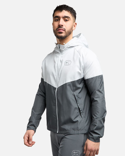 Nike Running Air Jacket - White/Grey/Blue