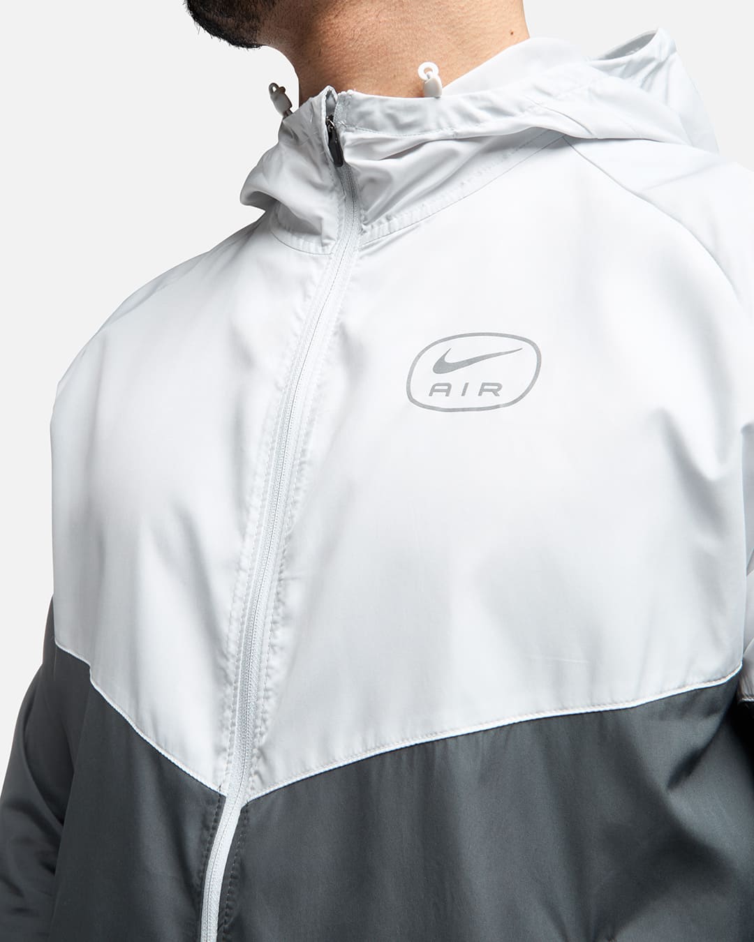 Nike Running Air Jacket - White/Grey/Blue
