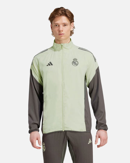 Real Madrid Tiro 25 2025/2026 Track Jacket - Green/Khaki