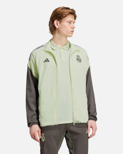Real Madrid Tiro 25 2025/2026 Track Jacket - Green/Khaki
