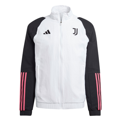 Veste de survêtement Juventus - Blanc/Noir/Rose