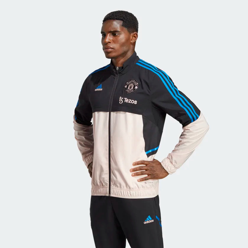 Manchester United presentation jacket - Black/Blue/Beige