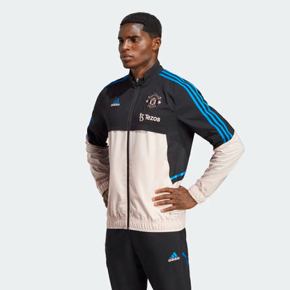 Manchester United presentation jacket - Black/Blue/Beige