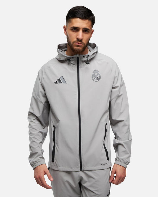 Real Madrid Tiro Jacket - Grey