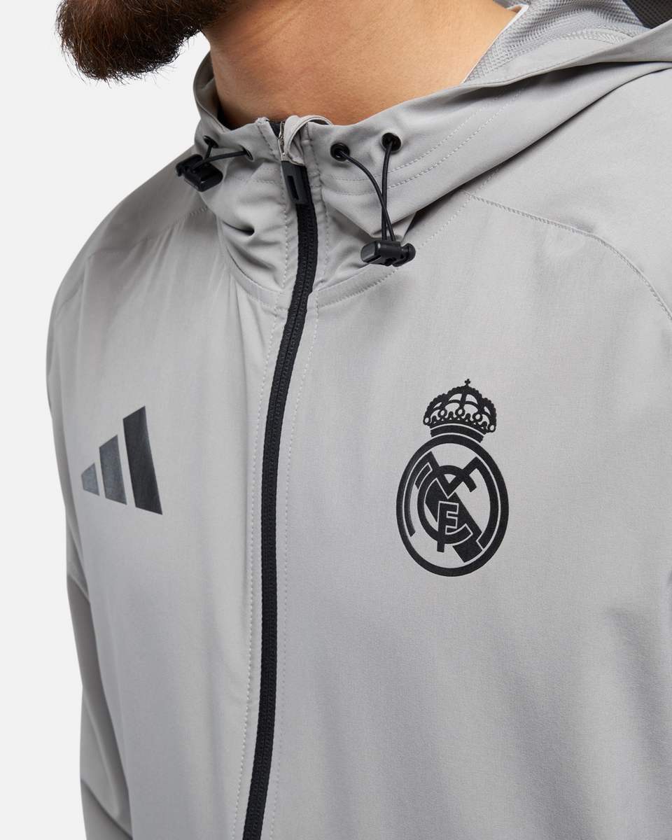 Real Madrid Tiro Jacket - Grey