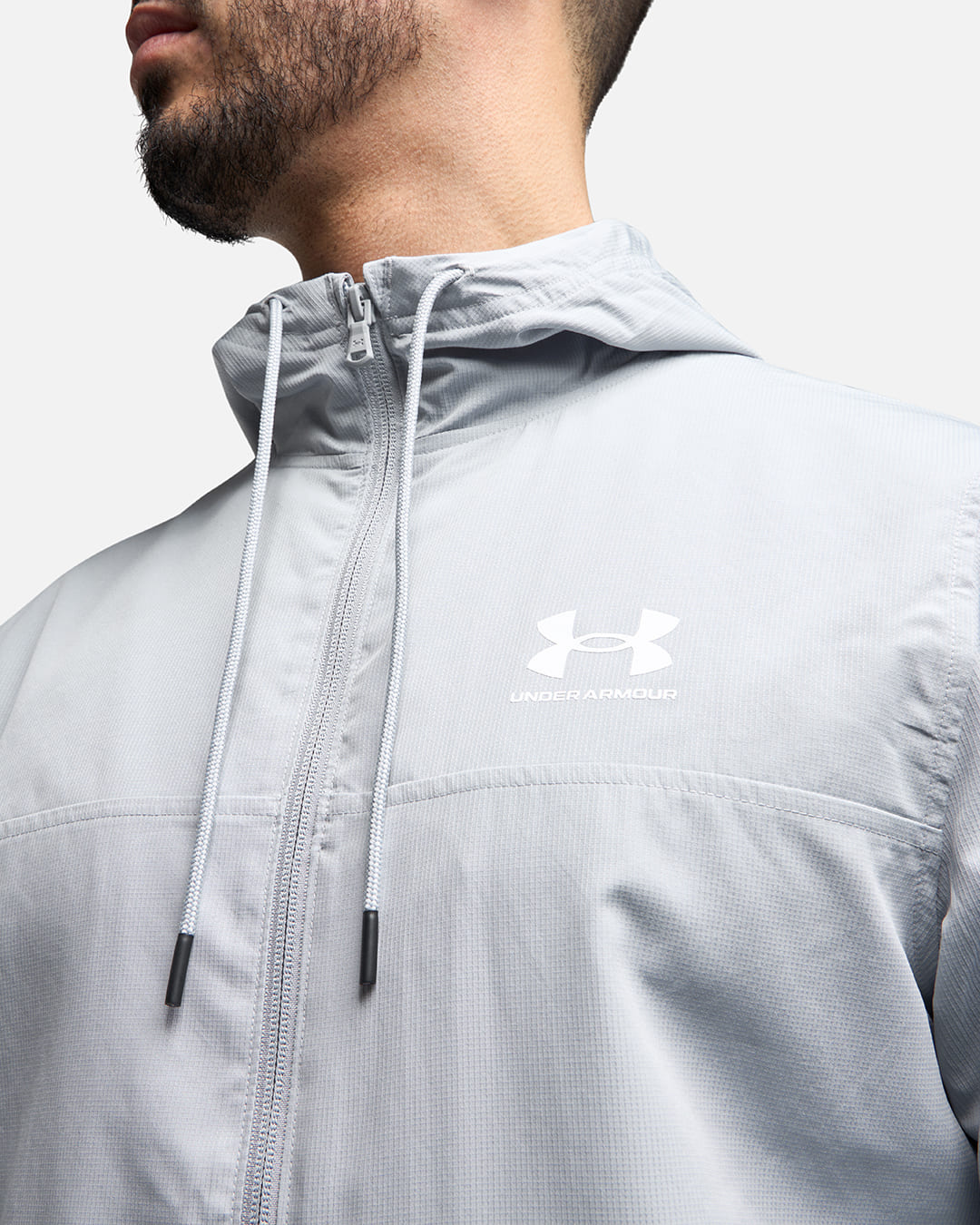 Veste Under Armour Running Rival Woven - Gris