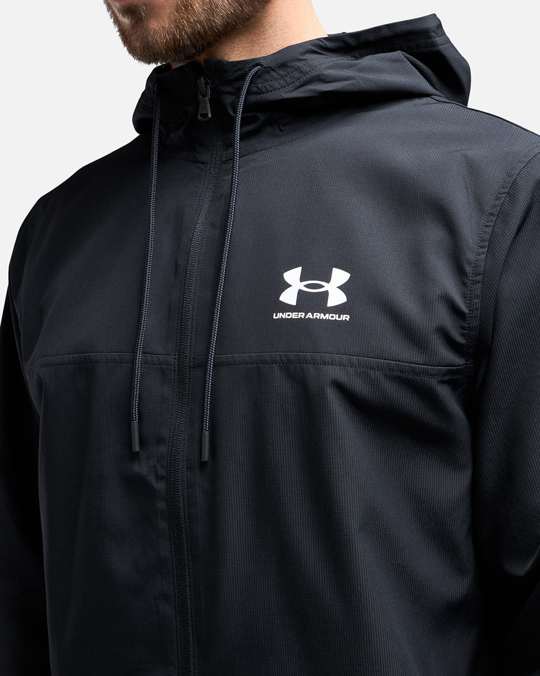 Under Armor Running Rival Woven Jacket - Black