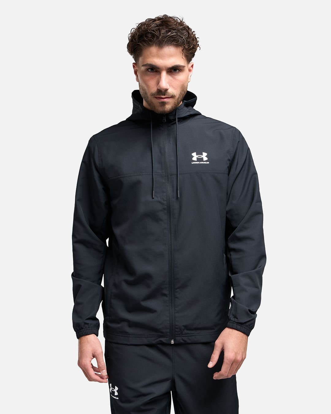 Under Armor Running Rival Woven Jacket - Black