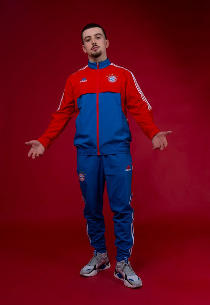 Bayern Munich Tracksuit Jacket - Red/Blue
