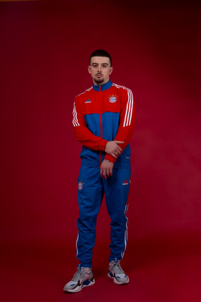 Bayern Munich Tracksuit Jacket - Red/Blue
