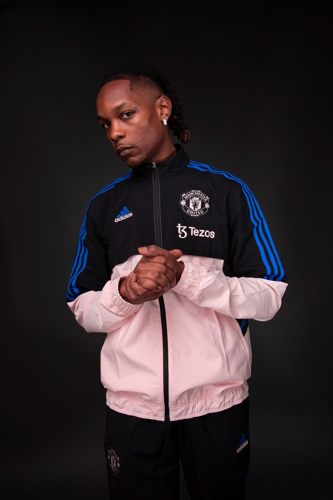 Manchester United presentation jacket - Black/Blue/Beige