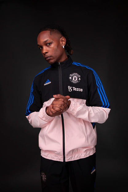 Manchester United presentation jacket - Black/Blue/Beige